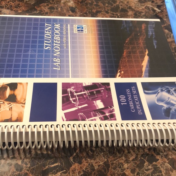 Student Lab Notebook: 100 Spiral Binding - Picture 4 of 8